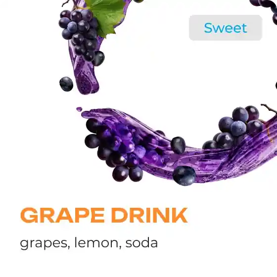Element Earth Line Grape Drink Hookah Flavors