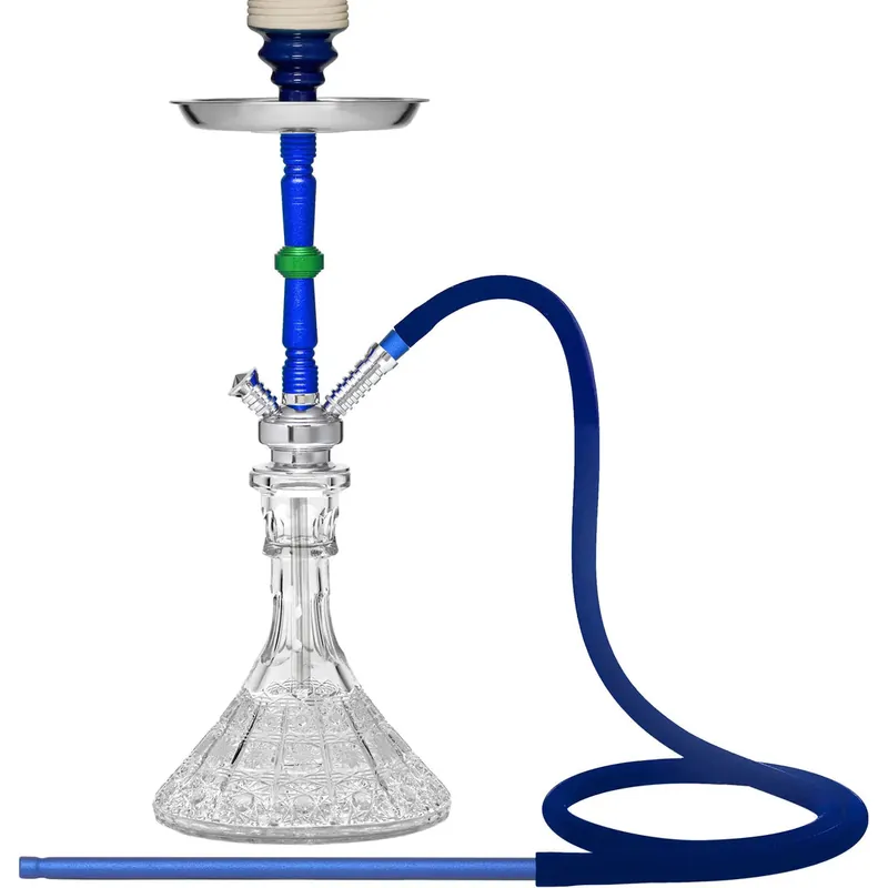 MYA P57001-001NQ SILVER Crystal Hookah