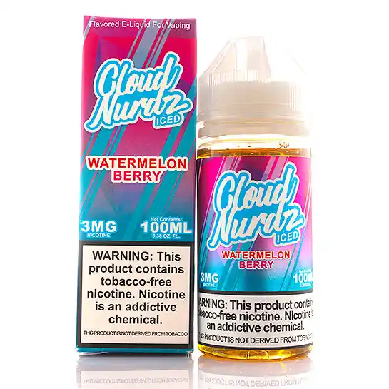 Watermelon Berry Iced - Cloud Nurdz E-Juice (100 ml)