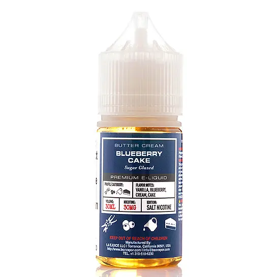 Blueberry Cake Salt - Glas Basix E-Juice