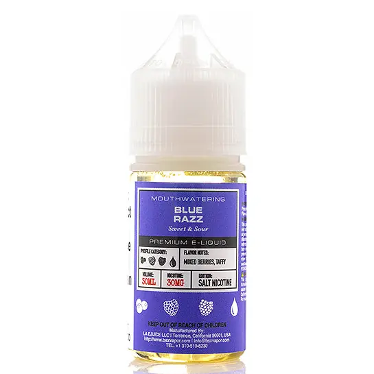 Blue Razz Salt - Glas Basix E-Juice