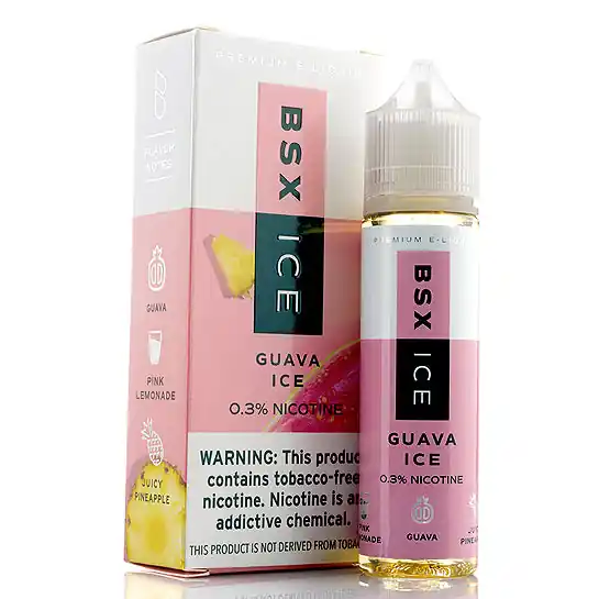 Guava Ice - Glas BSX Ice E-Juice (60 ml)