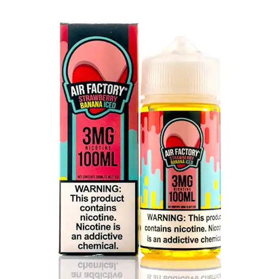Strawberry Banana Iced - Air Factory E-Juice (100 ml)