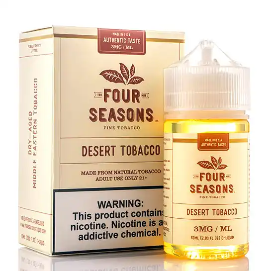 Desert Tobacco - Four Seasons E-Juice [Naturally-Extracted]