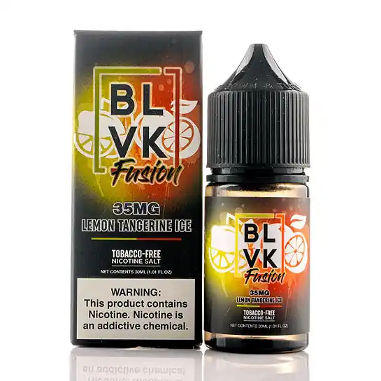 Lemon Tangerine Ice Salt - BLVK E-Juice