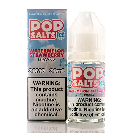 Watermelon Strawberry Ice Salt - Pop Clouds E-Juice