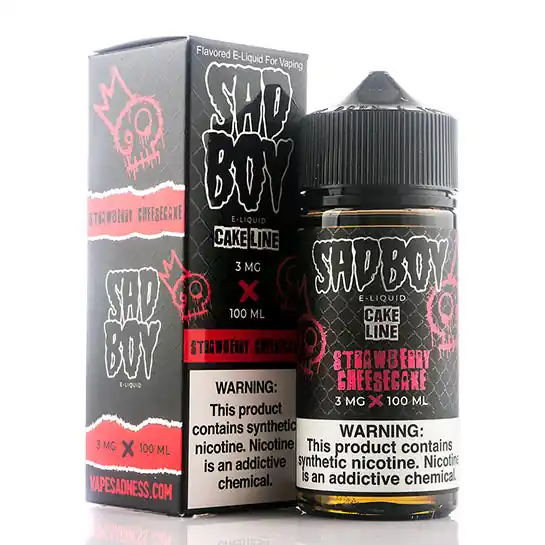 Strawberry Cheesecake - Sadboy E-Juice (100 ml)