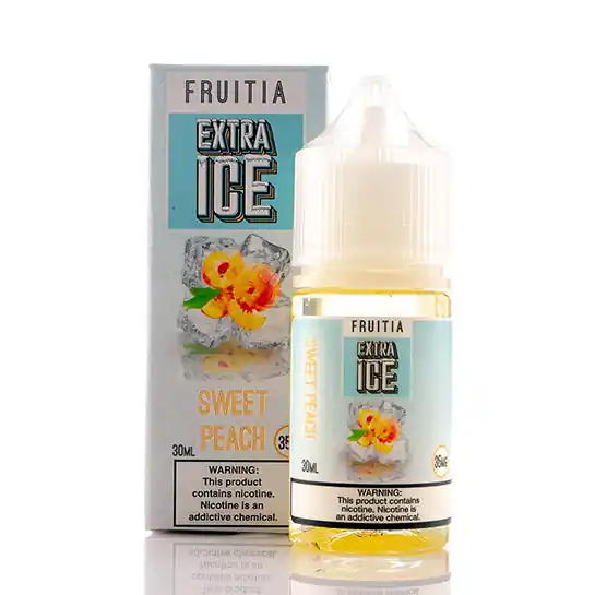 Sweet Peach Ice Salt - Fruitia E-Juice