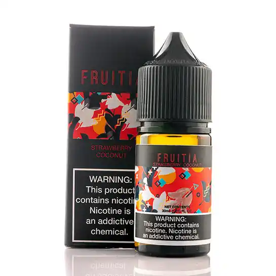 Strawberry Coconut Salt - Fruitia E-Juice