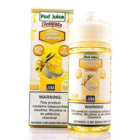 Golden Custard - Pod Juice E-Liquid (100 ml)