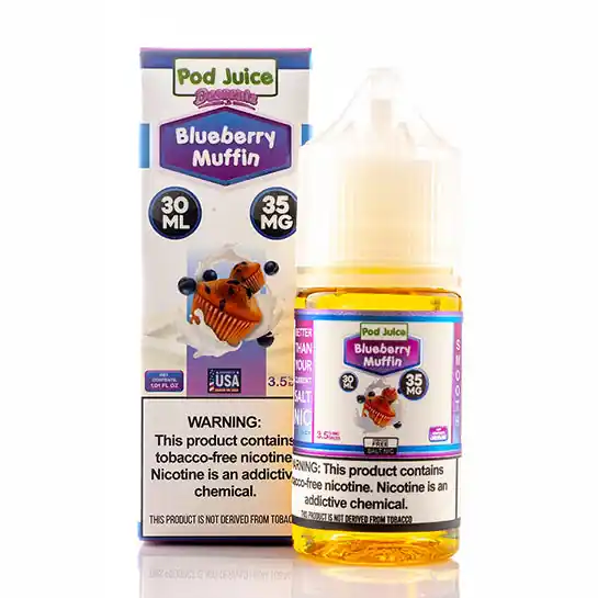 Blueberry Muffin Salt - Pod Juice E-Liquid