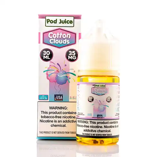 Cotton Clouds Salt - Pod Juice E-Liquid