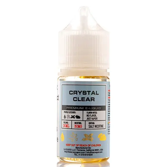 Crystal Clear Salt - Glas Basix E-Juice