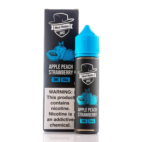 Apple Peach Strawberry - Mad Hatter E-Juice (60 ml)