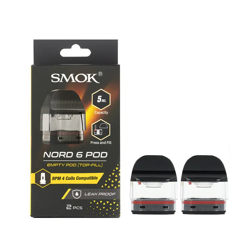 Smok Nord 6 Replacement Pods (2 Pack) - Smoktech