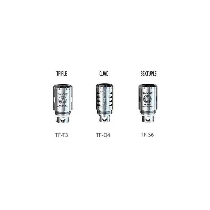 Smok TFV4 Coils / (Triple, Quad & Sextuple Coil) Atomizer Heads (5 Pack) - Smoktech