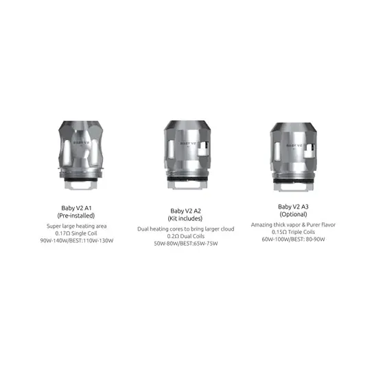 Smok TFV8 Baby V2 Coils / Atomizer Heads (3 Pack) - Smoktech