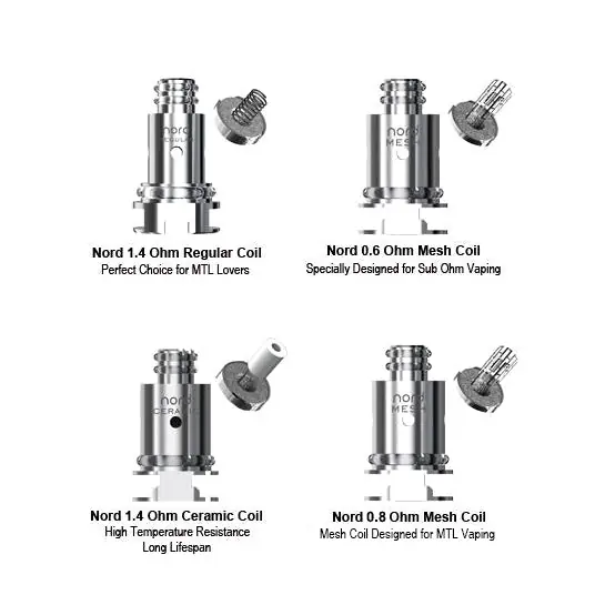 Smok Nord Replacement Coils (5 Pack) - Smoktech