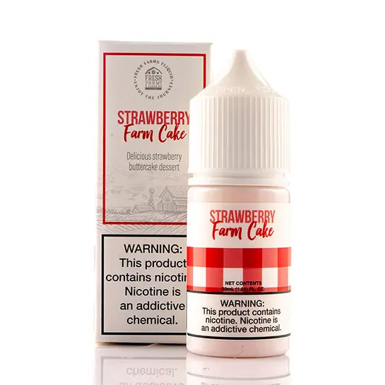 Strawberry Farm Cake Salt - Fresh Farms E-Juice