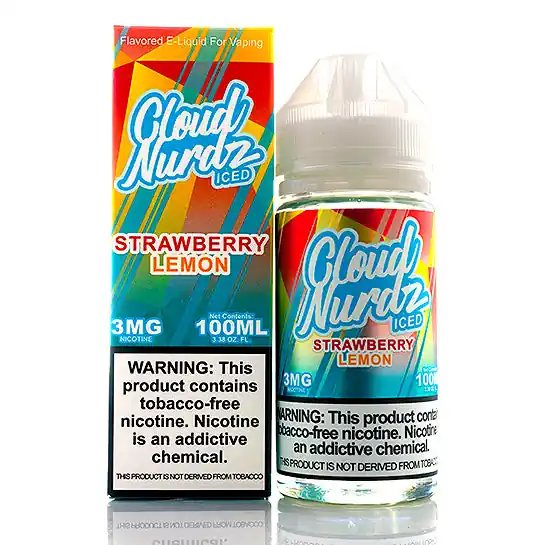Strawberry Lemon Iced - Cloud Nurdz E-Juice (100 ml)