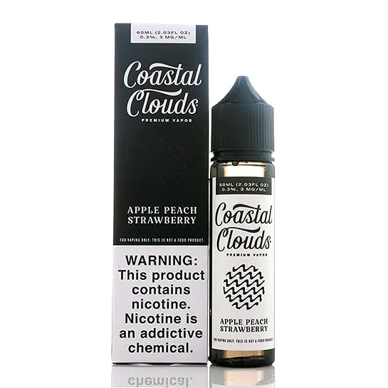 Apple Peach Strawberry - Coastal Clouds E-Juice (60 ml)