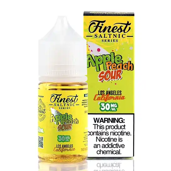 Apple Peach Sour Salt - The Finest E-Juice