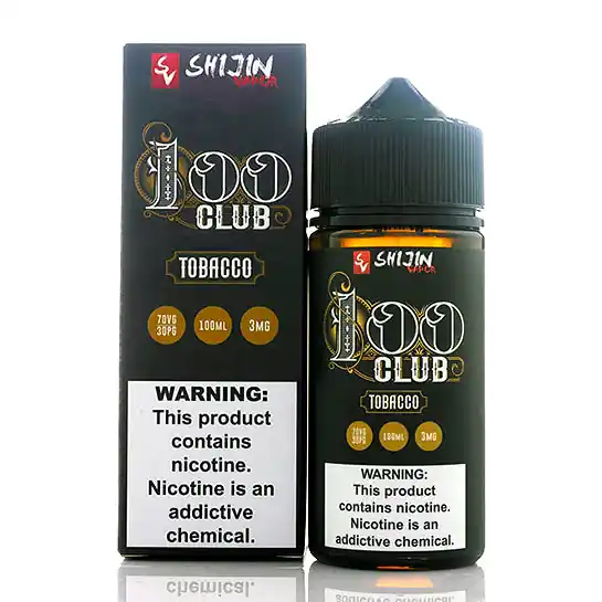 100 Club Tobacco - Shijin Vapor E-Juice (100 ml)