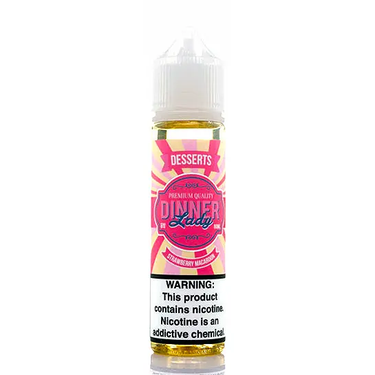 Strawberry Macaroon - Dinner Lady E-Juice (60 ml)
