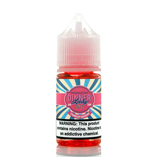 Strawberry Macaroon Salt- Dinner Lady E-Juice