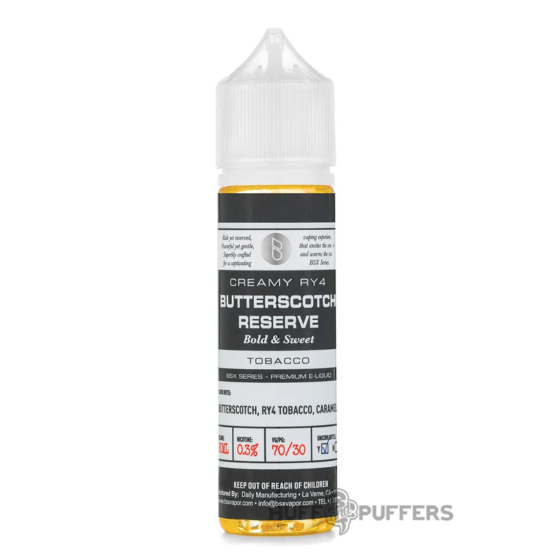 BSX Series - Butterscotch Reserve 60mL