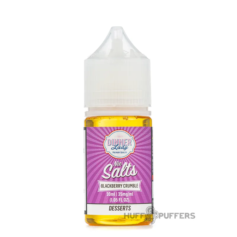 Dinner Lady Nic Salts - Blackberry Crumble 30mL