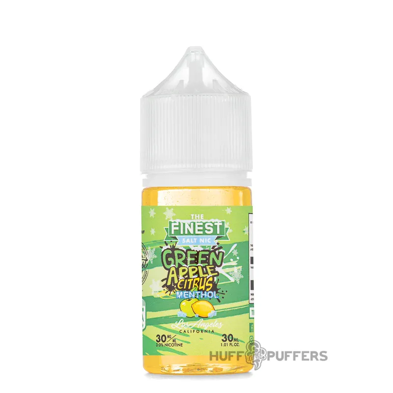 The Finest Salt Nic - Green Apple Citrus Menthol 30mL