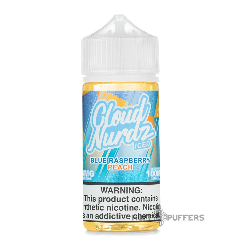 Cloud Nurdz - Iced Blue Raspberry Peach 100mL