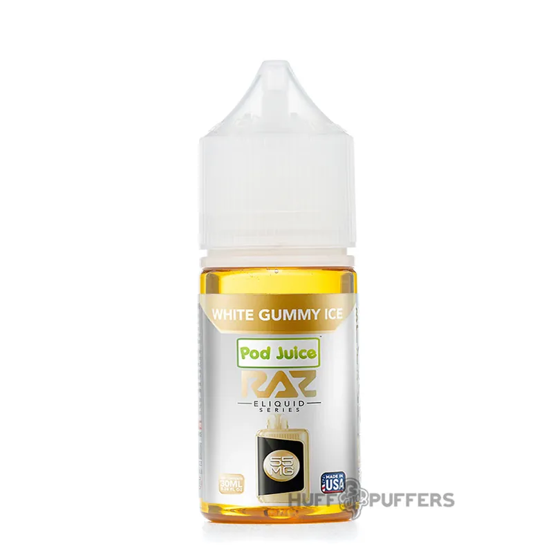 Pod Juice X Raz Salt - White Gummy Ice 30mL