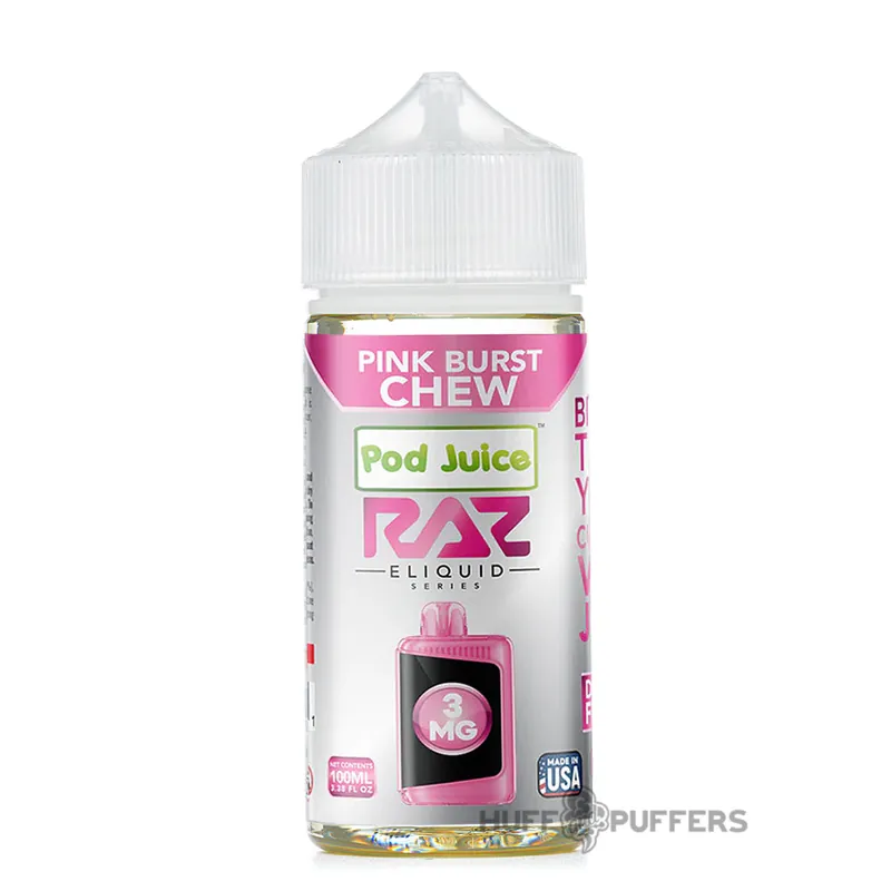 Pod Juice X Raz - Pink Burst Chew 100mL