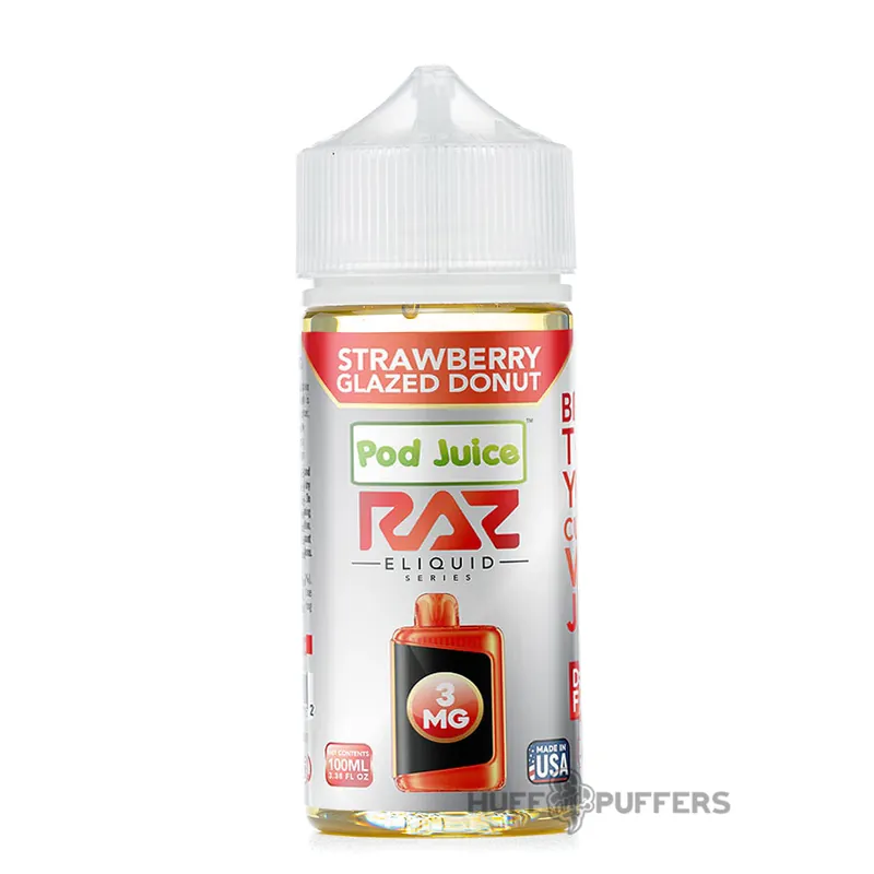 Pod Juice X Raz - Strawberry Glazed Donut 100mL