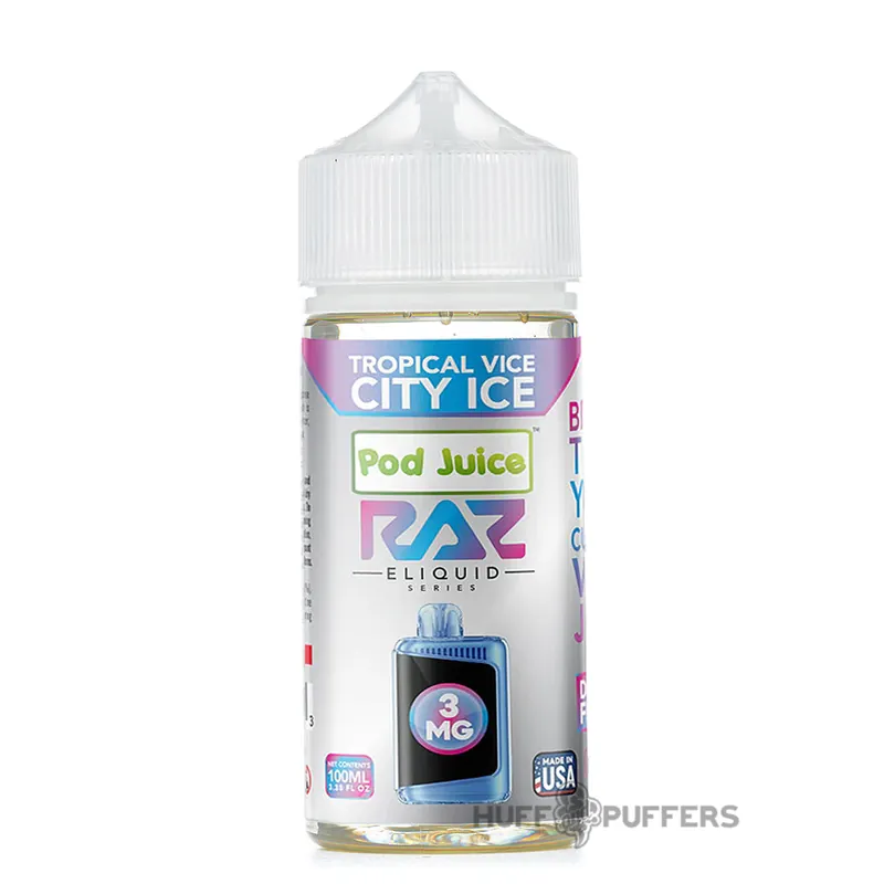 Pod Juice X Raz - Tropical Vice City Ice 100mL