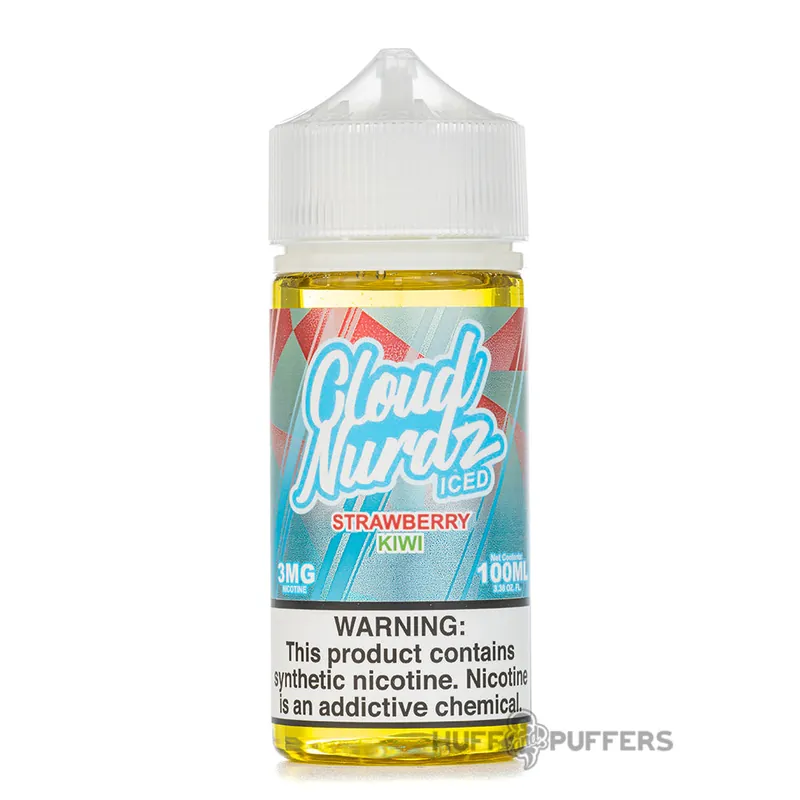 Cloud Nurdz - Iced Strawberry Kiwi 100mL