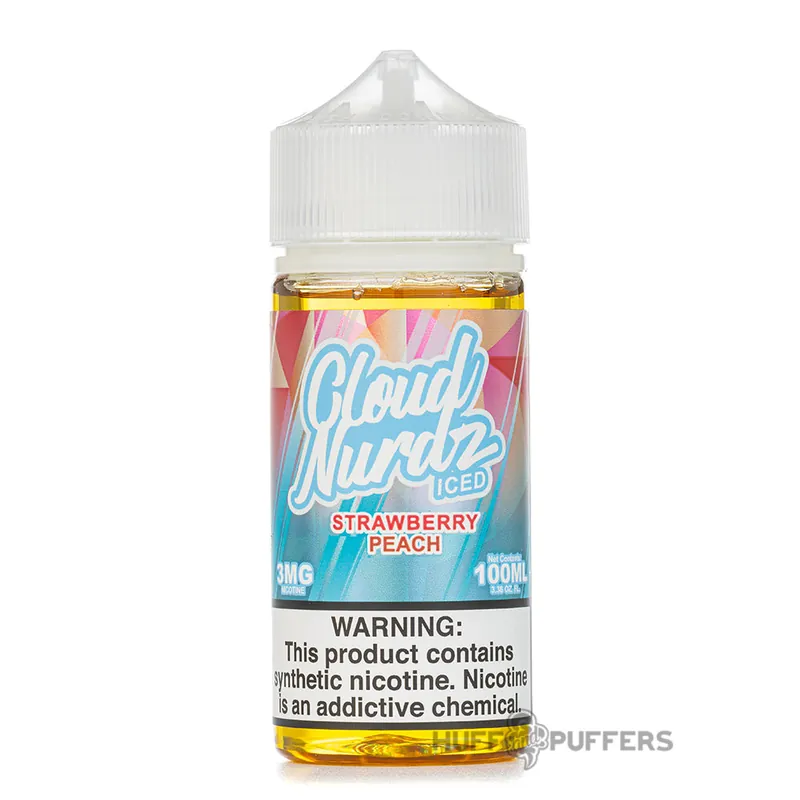 Cloud Nurdz - Iced Strawberry Peach 100mL