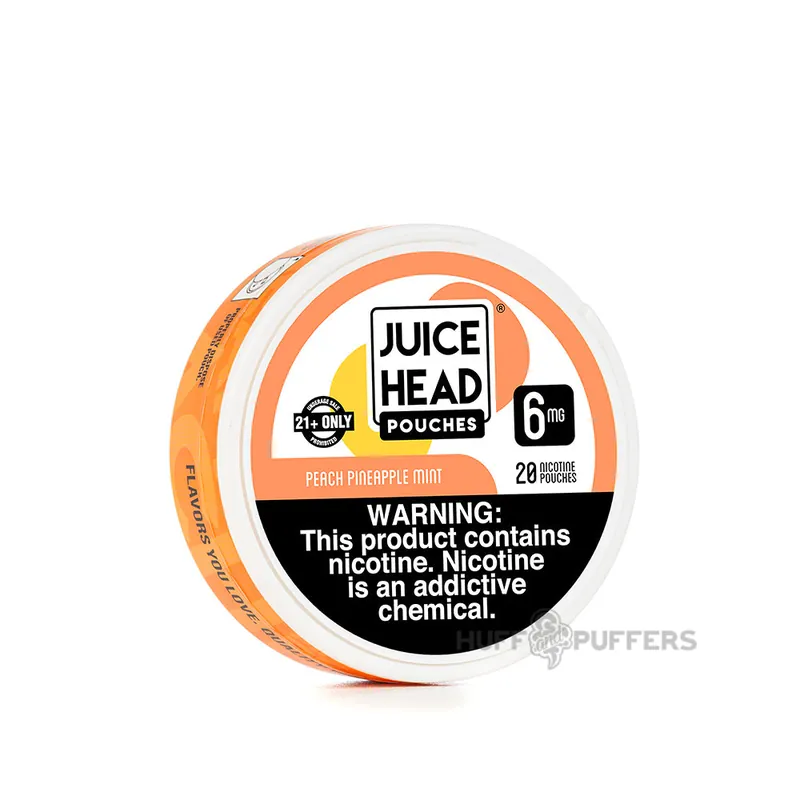 Juice Head Nicotine Pouches - Peach Pineapple Mint