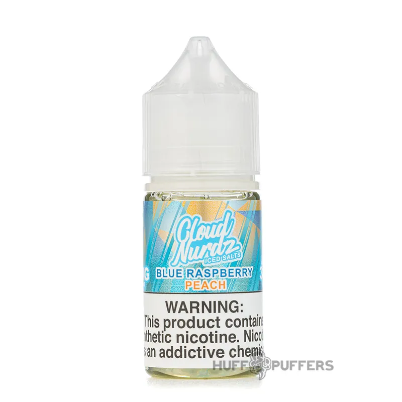 Cloud Nurdz Salts - Iced Blue Raspberry Peach 30mL