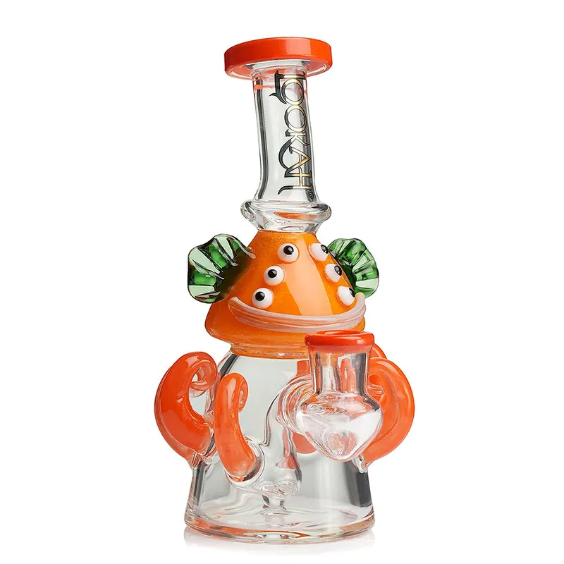 Lookah 10" Mini Cute Six Eyes Clown Octopus Dab Rig