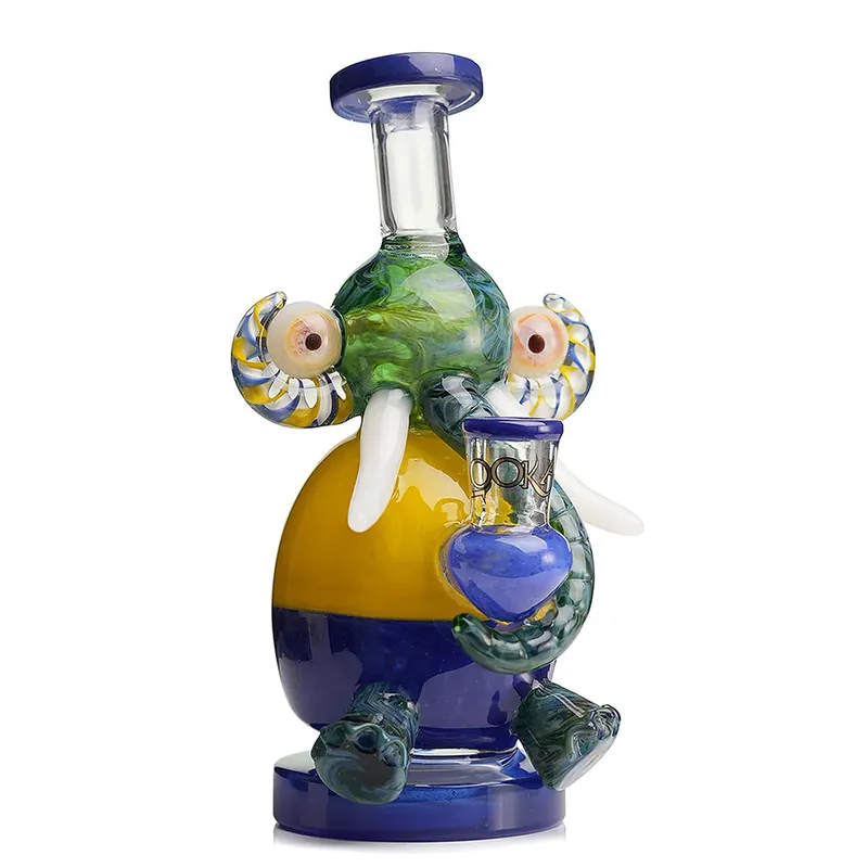 Lookah 9" Mini Multicolored Elephant Dab Rig