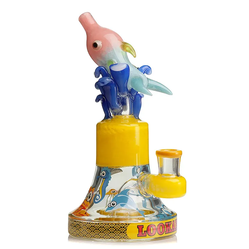 Lookah 9" Cool Ocean World Artistic Dab Rig