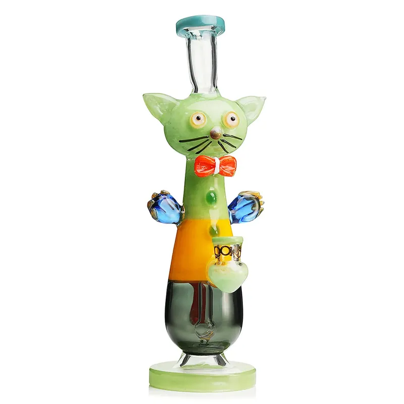 Lookah 12" Cute Cat Gentleman Dab Rig