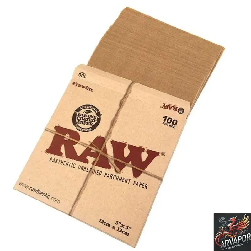 RAW Parchment Paper Squares - 5" x 5