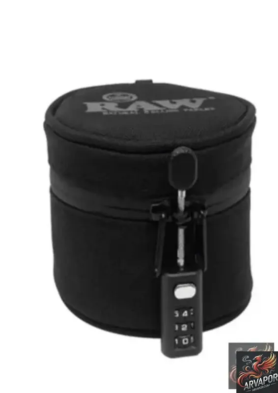 RAW Smell Proof Cozy & Jar With Zipper Bag & Lock