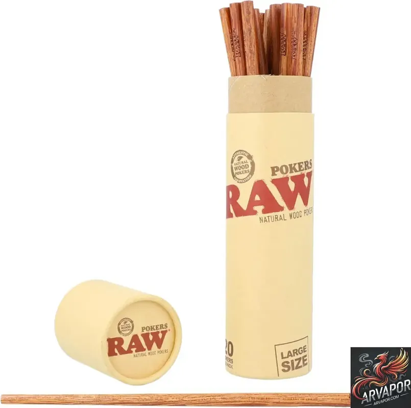 RAW Wooden Poker Sticks Large