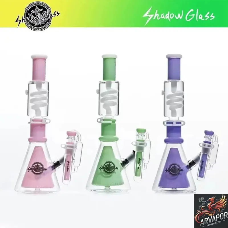 Shadow Glass 2 Part Beaker Base Water Pipe
