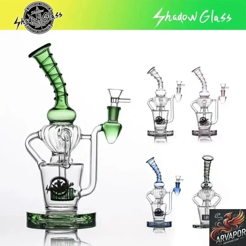 Shadow Glass Thick Base Water Pipe